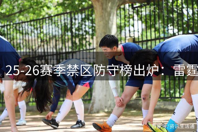 25-26赛季禁区防守榜出炉：雷霆新星切特力压群雄